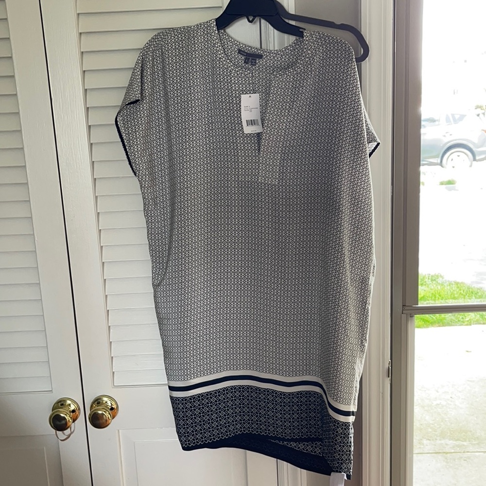 100 percent silk dress Vince